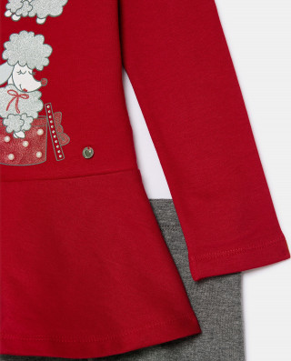 BLUKIDS TRENERKA KOMPLET JOGGING SET RACING RED