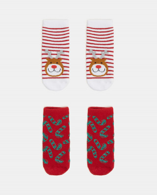 BLUKIDS CARAPE XMA SPK 2 ANTISLIP GIRL MULTICOLOUR