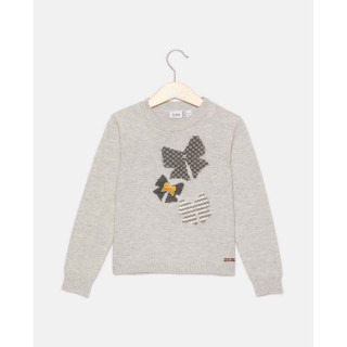 BLUKIDS DZEMPER JUMPER LIGHT GREY MELANGE 