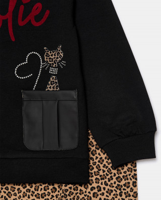 BLUKIDS TRENERKA KOMPLET JOGGING BLACK BEAUTY