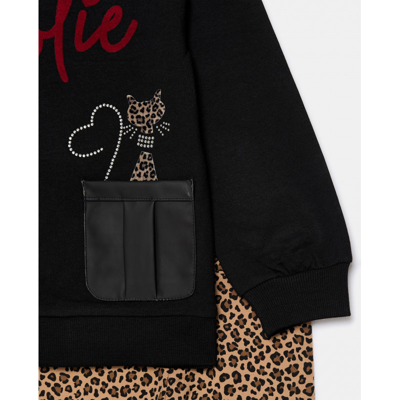 BLUKIDS TRENERKA KOMPLET JOGGING BLACK BEAUTY