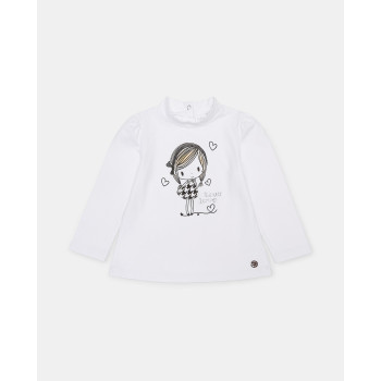 BLUKIDS MAJICA DUG RUKAV TSHIRT BRIGHT WHITE 