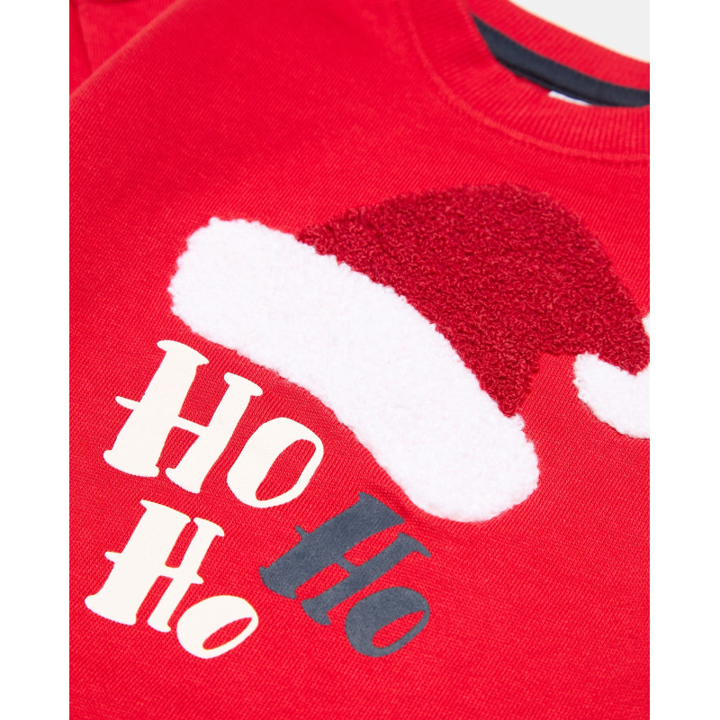 BLUKIDS DUKSERICA SWEATSHIRT W/TERRY RIBBON RED