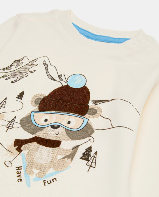BLUKIDS MAJICA DUG RUKAV TSHIRT COCONUT MILK