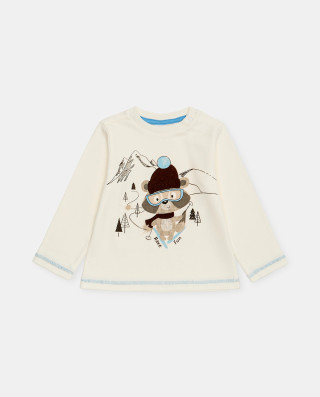 BLUKIDS MAJICA DUG RUKAV TSHIRT COCONUT MILK