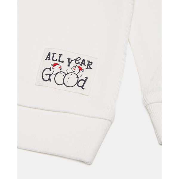 BLUKIDS MAJICA DUG RUKAV HIGH NECK SNOW WHITE 