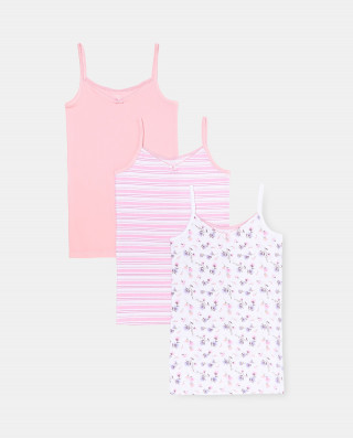 BLUKIDS PODMAJICA PK 3 VEST 9/14 GIRL AOP