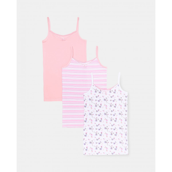 BLUKIDS PODMAJICA PK 3 VEST 9/14 GIRL AOP