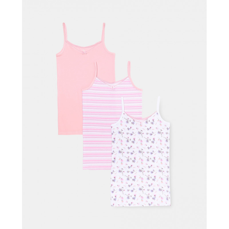 BLUKIDS PODMAJICA PK 3 VEST 9/14 GIRL AOP