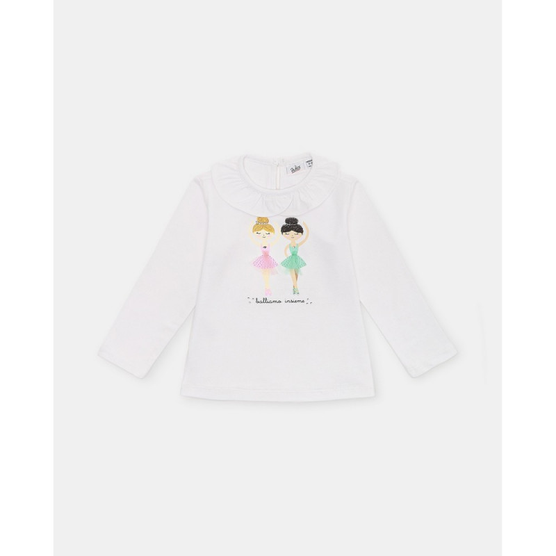 BLUKIDS MAJICA DUG RUKAV BRIGHT WHITE