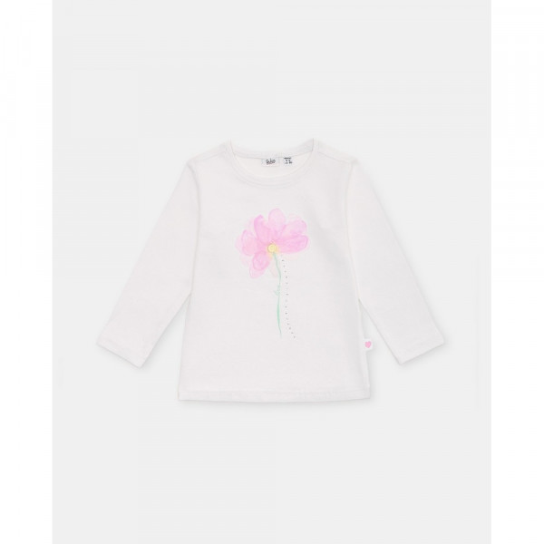 BLUKIDS MAJICA DUG RUKAV BRIGHT WHITE