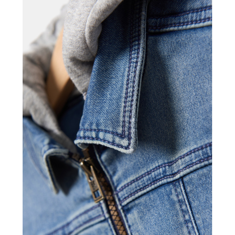 BLUKIDS TEKSAS JAKNA DENIM JKT WITH HOOD 