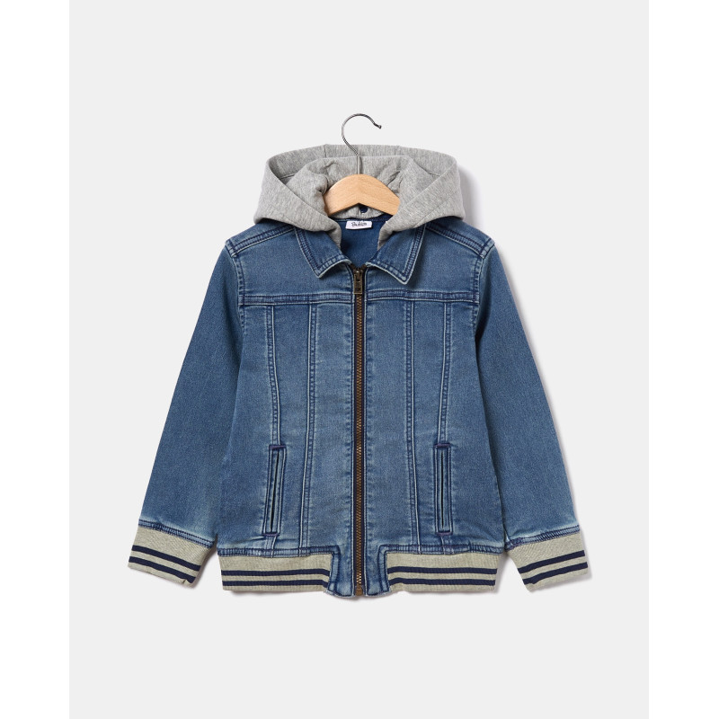 BLUKIDS TEKSAS JAKNA DENIM JKT WITH HOOD 