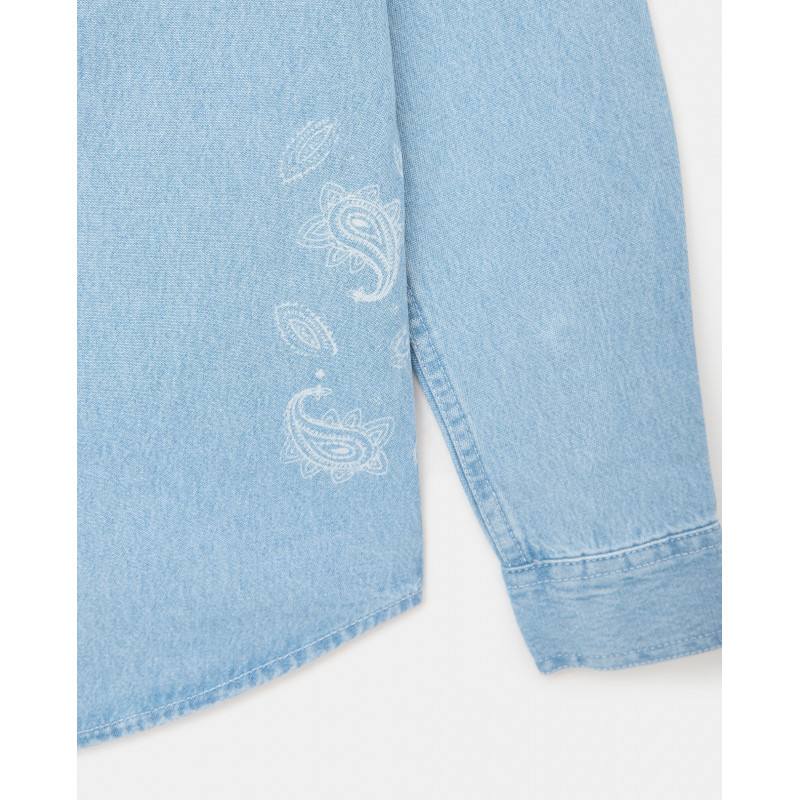 BLUKIDS KOSULJA DUG RUKAV DENIM SHIRT
