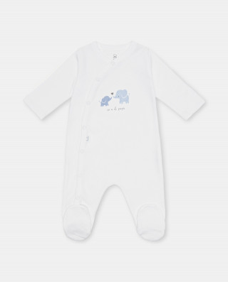 BLUKIDS ZEKA ROMPER BLU ELEFANTE 