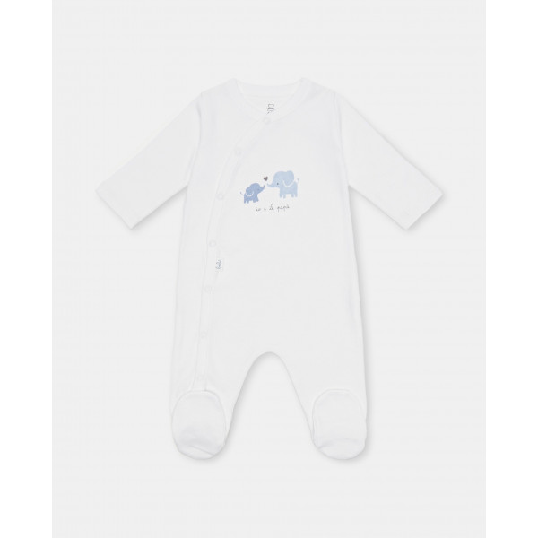 BLUKIDS ZEKA ROMPER BLU ELEFANTE