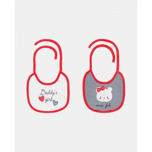 BLUKIDS PORTIKLA 2PK BIB ROSSA 