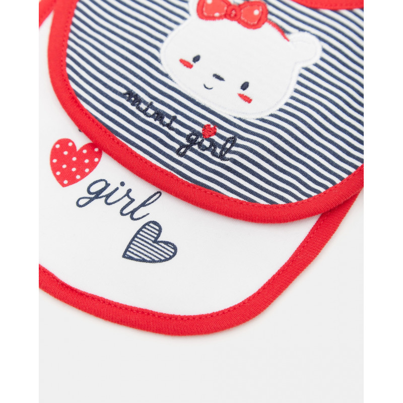BLUKIDS PORTIKLA 2PK BIB ROSSA