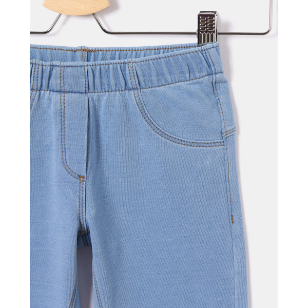 BLUKIDS FARMERKE DENIM F/TERRY SOLID 