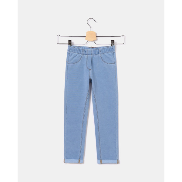BLUKIDS FARMERKE DENIM F/TERRY SOLID 