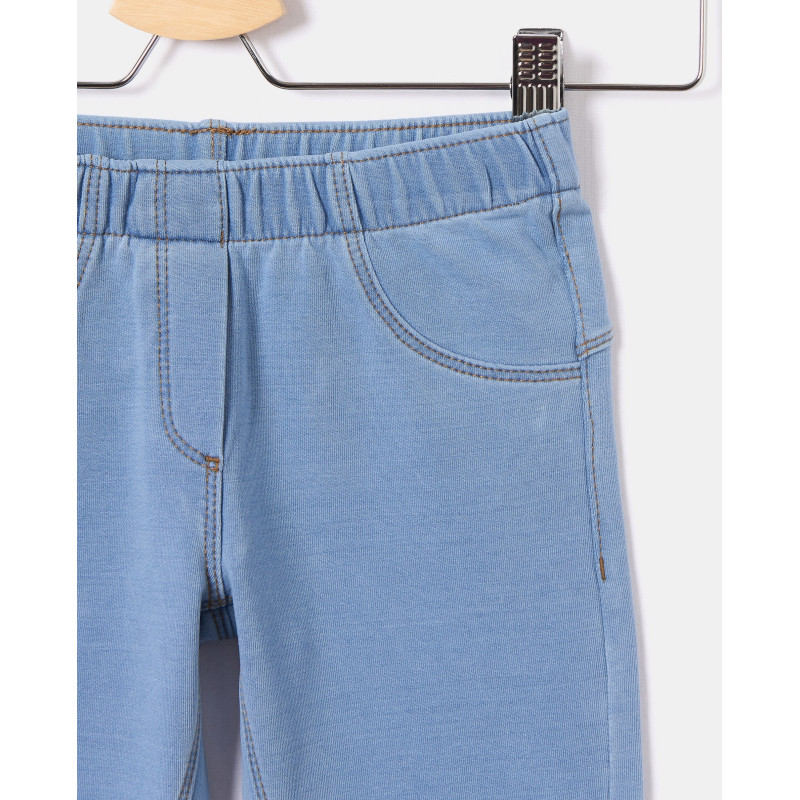 BLUKIDS FARMERKE DENIM F/TERRY SOLID 
