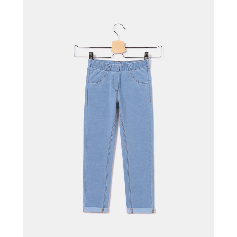 BLUKIDS FARMERKE DENIM F/TERRY SOLID 