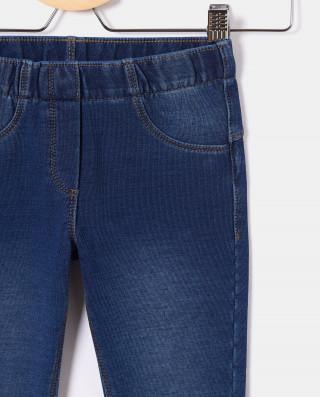 BLUKIDS FARMERKE DENIM F/TERRY SOLID