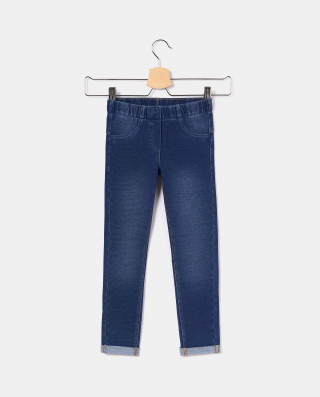 BLUKIDS FARMERKE DENIM F/TERRY SOLID