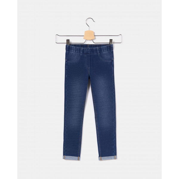 BLUKIDS FARMERKE DENIM F/TERRY SOLID