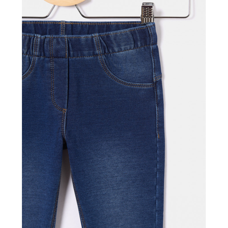BLUKIDS FARMERKE DENIM F/TERRY SOLID