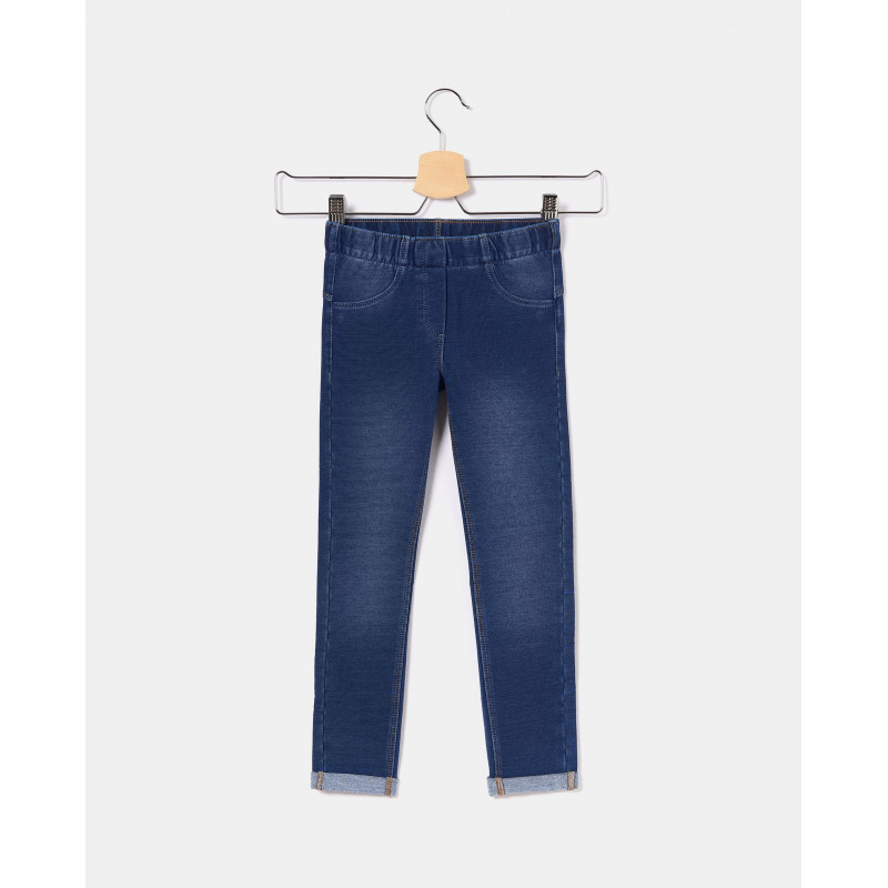 BLUKIDS FARMERKE DENIM F/TERRY SOLID