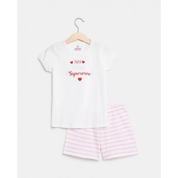 BLUKIDS PIDZAMA SHORT PJA 2/8 PAPA 