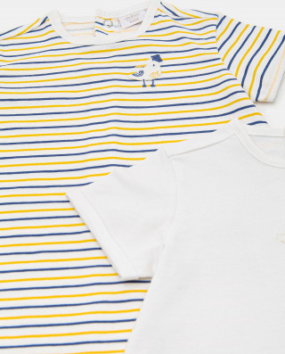 BLUKIDS ZEKA 2PK ROMPER CORTE BOY