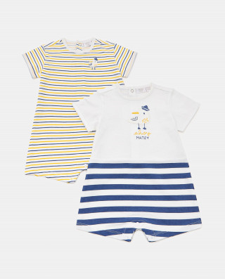 BLUKIDS ZEKA 2PK ROMPER CORTE BOY