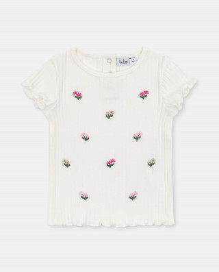 BLUKIDS MAJICA KRATAK RUKAV TSHIRT RIB W/EMBRO