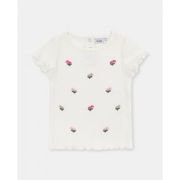 BLUKIDS MAJICA KRATAK RUKAV TSHIRT RIB W/EMBRO 