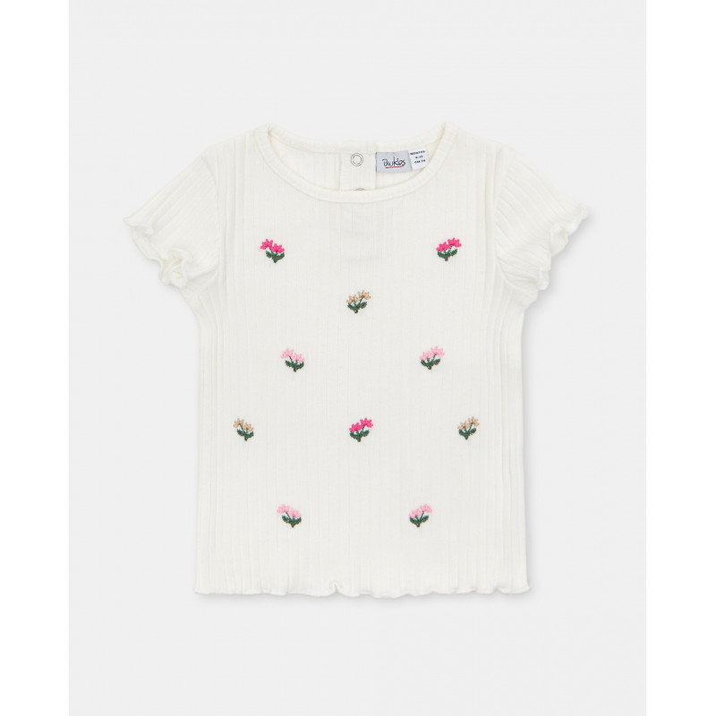 BLUKIDS MAJICA KRATAK RUKAV TSHIRT RIB W/EMBRO