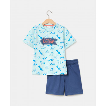 BLUKIDS SET MAJICA I SORTS JOG SET 
