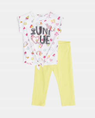 BLUKIDS SET MAJICA I BICIKLISTICKE JOGGING SET