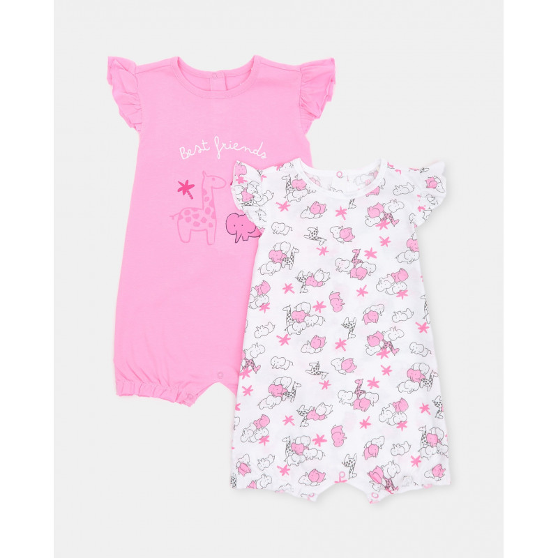 BLUKIDS ZEKA PK 2 ROMPER GIRL