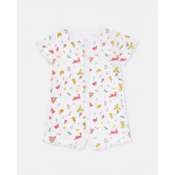 BLUKIDS ZEKA GIRL SHORT ROMPER 