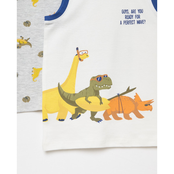 BLUKIDS MAJICA BEZ RUKAVA BI-PACK TANK 