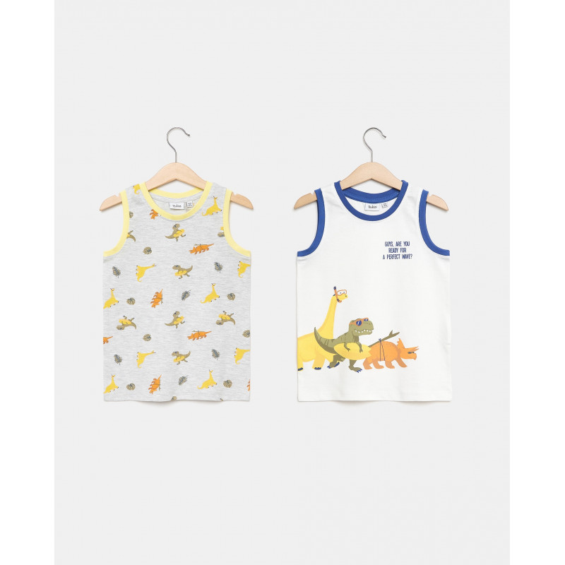 BLUKIDS MAJICA BEZ RUKAVA BI-PACK TANK 