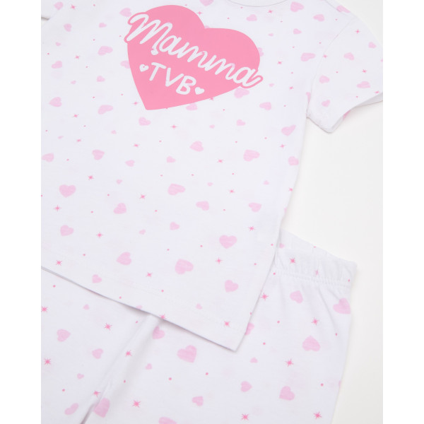 BLUKIDS PIDZAMA SHORT PJA GIRL MAMMA
