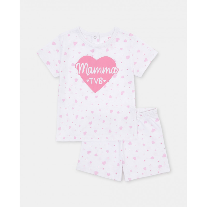 BLUKIDS PIDZAMA SHORT PJA GIRL MAMMA