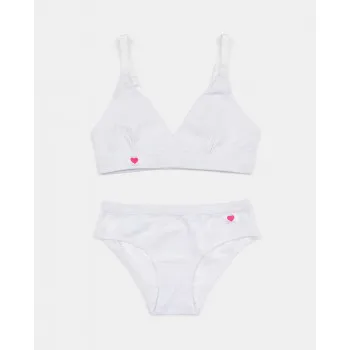 BLUKIDS BRUSHALTER I GACICE SET BRA + SLIP 