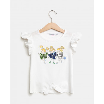 BLUKIDS MAJICA BEZ RUKAVA TANK W/BOW 