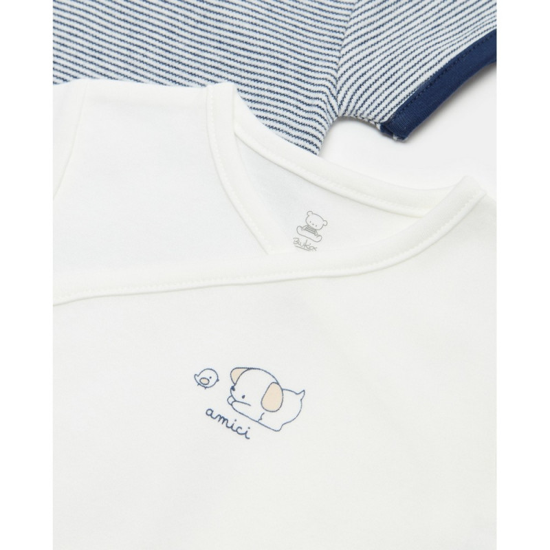 BLUKIDS BODI KRATAK RUKAV MARITIME BLUE