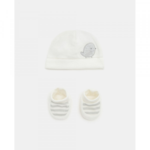 BLUKIDS SET KAPA I POPKE MARSHMALLOW