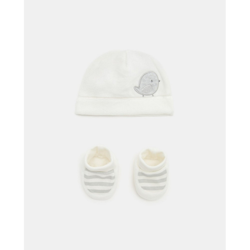 BLUKIDS SET KAPA I POPKE MARSHMALLOW
